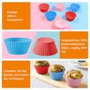 Ninja Heißluftfritteuse Zubehör, Zubehör für Ninja Foodi Max Dual Zone Heißluftfritteuse AF300EU AF400EU AF451EU AF500EU, Silikonform Backpapier Auflaufform für Ninja Airfryer, Air Fryer Accessories - 6