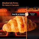 COSORI Friggitrice ad Aria 10 Litri, 7 in 1 Dual Blaze TwinFry con Doppio Cestello 5L & 5L e Separatore Rimovibile, 2800W Air Fryer WiFi con Doppia Resistenza, 40-240℃, 70 Ricette Online, Bianco - 2