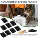 20 Pezzi Filtri di Ricambio per Fontanelle per Animali Domestici, Filtro Acqua per Gatti Filtri in Schiuma Sostituiti per PETKIT Eversweet 3 Pro/PETKIT Eversweet Solo 2/PETKIT EversweetSolo SE - 5