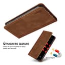 AKABEILA Case for Realme GT Neo6 SE 5G PU Leather Flip Wallet Case with Magnetic Closure Kickstand Card Slot Folio Cover 6.78 Inch Light Brown - 3