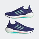adidas Men's Ultraboost 22 Heat.rdy Running Shoes, Legacy Indigo/Pulse Mint/Purple Rush, 10.5 UK - 8