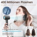 Föhn mit Diffusor, 400 Millionen Plasma Fön, Ionen Haartrockner, 110000 U/min Bürstenloser Motor Schnelles Trocknen Haarföhn, 57dB Geräuscharm Hair Dryer, Haarfön für Reise, Zuhause - 3