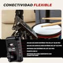 Alesis Turbo Max Set de Batería Eléctronica con Parches de Malla Silenciosos de 8 Pulgadas, Lecciones de Percusión, Bluetooth y Accesorios - 9