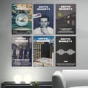 FOTN Arctic Monkeys - Juego de 6 pósteres de portada de álbum, pósteres musicales en lienzo para decoración de habitación y arte de pared, estilo de 20 x 30 cm - 5