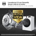 LG F2X50S8TLB - Lavadora Inteligente, 9kg, AI Direct Drive, TurboWash 360º, 1200rpm, Fondo reducido, Un 30% más eficiente que A, Serie 500, Blanca - 4