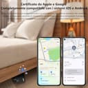 VOCOlinc Air Card Tag Compatibile con Android Google Funzioni Trova o iOS Apple Dov'è App, Ricaricabile Wallet Tracker Card Bluetooth Localizzatore per Portafoglio/Bagaglio/Zaino Borsa, 1 Pezzi - 3