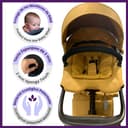 PROTEC TIF | Custodia in neoprene per barra paraurti compatibile con Stokke XPLORY | Si posiziona sopra la custodia originale | - 3