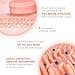 FOREO LUNA 4 body Peach Perfect - Massage Body Brush - Whole Body Cleanser & Exfoliator - Exfoliating Body Scrubber - for Lymphatic Drainage & Ingrown Hair Treatment - Waterproof - USB-Rechargeable - 3