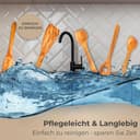 TOPANBIETER 999 Hochwertiges 5-teiliges Küchenlöffelset, Made in EU, 3 Löffel und 2 Spatel, nachhaltiges Olivenholz, langlebig und antibakteriell, Küchenhelfer-Set - 7