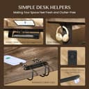 FLEXISPOT E1 PRO Scrivania Regolabile in Altezza con 2 Motori con Memoria Automatica Intelligente Standing Desk Scrivania Elettrica Scrivania Motorizzata - 8