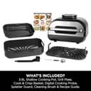 Ninja Foodi MAX Health Grill & Air Fryer 5.7L with Digital Cooking Probe, 6-in-1, Air Fry, Grill, Bake, Roast and more, Dishwasher Safe Parts, Large Grill Plate, Grey and Silver, AG551UK - 3