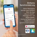 Beurer BF 990 Körperfettwaage mit Handsensoren, Digitale Personenwaage mit App-Anbindung via WIFI/Bluetooth, 25 Messwerte, Überkreuzmessung mit 8 Elektroden, Datenübertragung zu Apple Health & co. - 6