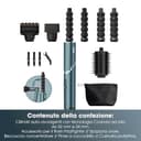 Styler e asciugacapelli Shark FlexStyle 5 in 1 Set Regalo Limited Edition ottanio, cilindri ad aria, FrizzFighter, spazzola ovale, concentratore, pinze, custodia, senza danni da calore HD450TLEU - 2