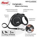 Flexi - Guinzaglio per Mulinello Classic Band - 5 Metri a 50 kg - Nero - 3