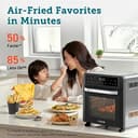 COSORI Air Fryer Oven,12L Large Capacity with 1800W Powerful Dual Heating,11-in-1 Rotisserie Air Fryer,Convection Fan for Fast Cooking,30-Recipe Cookbook,Complete Accessory Set,220 ℃ - 2