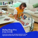Chicco Baby Hug Pro 5-In-1 Bundle with Baby Hug Pro Crib and Meal Kit, Grey, CHICCOBUNDLE16 - 4
