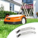 SWAWIS 2 Stück Mähroboter Messer Kompatibel mit Stihl Mähroboter iMOW RMI 422 422P 422PC RMI422 P C Mähroboter Messer Rasenmähermesser Ersatzmesser Rasentrimmer für Mähroboter Rasenroboter - 6