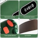 Massaggiatore per collo 4D senza fili, collo e cervicale, massaggiatore per mani 4D, 3 livelli di massaggio e 2 livelli di temperatura, massaggiatore per collo con calore, regali per famiglia e amici - 8