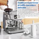 Molifal Filtro d'acqua per macchina da caffè Sage® SES008WHT0NEU1, BES008, compatibile con Barista SES810/SES875/SES880/SES920/SES980/SES990/SES450/SES500 - 8