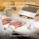 Logitech Lift für Mac, Kabellos Vertikale Ergonomische Maus, Bluetooth, Leise Klicks, Leises Smartwheel, 4 Anpassbare Tasten, Kompatibel mit macOS/iPadOS/MacBook/iMac/iPad - Weiß - 12