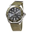 TAG Heuer orologio Aquaracer 43mm verde quarzo acciaio WAY101E.FC8222 - 1
