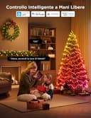 Govee Luci Albero di Natale 30M, Decorazioni di Halloween e Natale per Esterni e Interni, 300 LEDs RGBWIC con Shape Mapping e AIGC, 130+ Modalità di Scena, IP67, Compatibili con Matter, Cavi Verdi - 6