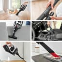 Bosch Akku-Staubsauger Unlimited Gen2 Serie 8 BSS825ALL, beutellos, bis 45 Min Laufzeit, austauschbarer Akku, Schnellladegerät, Hartboden-Softdüse mit LED, XXL-Polsterdüse, Fugendüse, weiß - 11