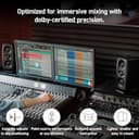 IK Multimedia iLoud MTM MKII - Coppia di monitor da studio hi-end compatti di nuova generazione con correzione ambientale ARC integrata, emulazione dei diffusori, 100W. Include microfono ARC. Nero - 5