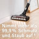Bosch Akku-Staubsauger Unlimited Gen2 Serie 8 BSS82SIL1, beutellos, bis 45 Min Laufzeit, austauschbarer Akku, Schnellladegerät, LED-Beleuchtung, XXL-Polsterdüse, Fugendüse, alle Bodenarten, Silber - 2