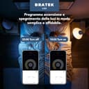 Bratek 2 Lampadine Smart E27 Compatibili con Alexa, Google Home, App Tuya, SmartLife - 11W, 1050 Lumen, Dimmerabili, LED RGB e LED CCT per Multicolore e Bianchi Perfetti - Equivale a 90W Incandescenza - 5