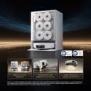 DREAME Matrix10 Ultra Robot Aspirapolvere e Lavapavimenti, Superamento Ostacoli 8 cm, Aspirazione 30.000Pa, Auto-svuot/Riemp, Autopulizia Moci, 0 Grovigli, Rileva 240+ Ostacoli, Controllo Vocale - 2