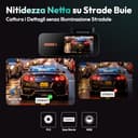 BOTSLAB Dash Cam Auto 4K+1080P con GPS e WiFi, Telecamera Auto Fronte/Retro SD 64GB inclusa, ADAS, Visione Notturna, Grandangolo 170°WDR, IPS da 2,45",Registrazione in Loop, Parcheggio 24 (G980H) - 6