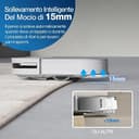 ECOVACS DEEBOT X2 OMNI Robot Aspirapolvere Lavapavimenti, 8000 Pa, Stazione All-in-one, Sottile Quadrato, Sollevamento Mop 15mm, Lavaggio Acqua Calda, Evitamento Intelligente Degli Ostacoli - 3