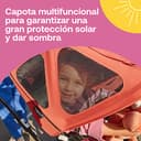 Bugaboo Capota ventilada Dragonfly, extensible para una protección adicional y una protección solar óptima, repelente al agua, Sunrise Red - 3