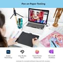 Wacom Intuos Medium Tavoletta Grafica – Tablet con Penna per Dipingere, Disegnare ed Editare Foto con penna sensibile alla pressione, Adatta per l’Home Office e l’E-Learning, Nero - 3