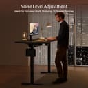 FLEXISPOT 200x80cm Escritorio Eléctrico Ajustable en Altura, Escritorio Elevable Eléctrico Standing Desk Escritorio para Computadora con Gancho, Función de Memoria, para Oficina y Dormitorio, Negro - 8