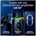 Oral-B iO Series 6 Elektrische Zahnbürste/Electric Toothbrush, 2 Aufsteckbürsten, 5 Putzmodi für Zahnpflege, Display & Reiseetui, Valentinstagsgeschenk für Ihn/Sie, Designed by Braun, black lava - 8
