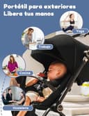 Robofun Baby Rocker, Mecedora automática para Cochecito - portátil, Mecedora suave,carga USB-C, 3 ajustes de intensidad - Apta para todos los cochecitos - 7