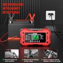 YDBAO 12V 15A Cargador de Batería de Coche Cargador Baterias Coche y Moto Inteligente con Reparación y Pantalla LCD y Múltiples Protecciones Cargador bateria para Coche Moto AGM SLA Gel LiFePO4 - 6