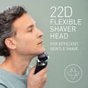 Panasonic ES-LS9A Wet & Dry 6-Blade Electric Shaver for Men - Precise Clean Shaving with Cleaning & Charging Stand - 6