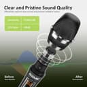 ACEMIC UHF Drahtlosmikrofonsystem 4 Kanal Schnurlosmikrofon mit 4 dynamischen Handmikrofonen für Gottesdienste, Reden, Hochzeiten und Karaoke-Maschinen, Q4 - 3