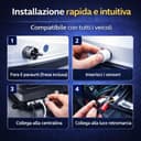CAR PASSION Kit Sensori di Parcheggio Auto Universali - Sistema Assistenza Retromarcia con Ultrasuoni, Display LCD e Avviso Acustico - Facile Installazione (Bianco) - 2