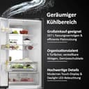 Haier HFW7720ENMB Kühl-Gefrier-Kombination/French Door/Farbe: Obsidian Black Inox / 477 Liter/MyZone Plus/Humidity Zone/Smart Home: Integriertes Wi-Fi/Auch Per HOn App Steuerbar - 3