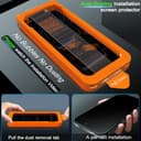 IMBZBK für iPhone 17 Pro Max für Panzerglas Sichtschutz, Auto-Installation, mit Kameraschutz, Anti Spy 9H+ Härte Privacy Schutzfolie, Militärstandard Schutz Folie, Anti-Kratzer, 3+3 Stück - 3