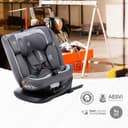 BABYAUTO – Silla de coche CARIO iFix 40-150 cm i-Size – Isofix + Top Tether – Giro 360° – A contramarcha hasta 105 cm – 4 posiciones de reclinado – Reposacabezas ajustable en altura - 5