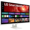 LG SMART Monitor 32U721SA-W, 4K UHD VA 32 inch, 60Hz, 5ms GtG, HDR10, Wi-Fi, Bluetooth, Home office - Remote Desktop, Airplay, webOS smart apps with remote, Speakers, HDMI, USB-C, White - 13