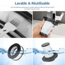 4 Filter für Rowenta X-Force Flex 11.60 12.60 14.60 15.60 RH98** RH99** RH9878WO RH9879WO RH9898WO RH98A8WO RH98A9WO RH98A7WO RH98COWO RH9958WO RH9958WA RH9959WO ZR009007 ZR009008 - 4