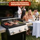 Denmay 44,5 x 60,6 cm, griglia in ghisa per barbecue Weber Spirit I & II serie 300 (con pulsanti del bruciatore anteriore), parti di ricambio per Spirit I & II E/S-310 320 330, accessori per barbecue - 7