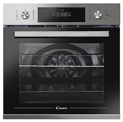 Candy Smart Steam FSCTX886 WIFI Forno Elettrico Multifunzione da Incasso, 70 L, Autopulente, Connesso, Wi-Fi + BLE, Classe A, 59,5x56,8x59,5 cm, Inox