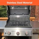 GFTIME 66044 65,4cm Grill Warmhalterost Edelstahl für Weber Genesis II E-310, II E-315, II E-330, II E-335, II S-310, II S-335 (ab 2017), Edelstahl Grillrost für Webe Genesis II 300, 1 Packung - 6